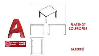 AutoCAD 3D Çizimden 2D Görünümler, Kesit ve Detay Alma | Adım Adım Anlatım Yöntem - 2