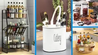 Amazon Unique Useful Space Saving Kitchen Organiser|Amazon Smart Kitchen Tools/Amazon Kitchen Racks