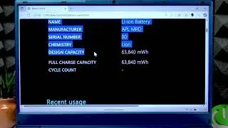 Gateway GWNR71517 &ndash; How to Check Battery Health