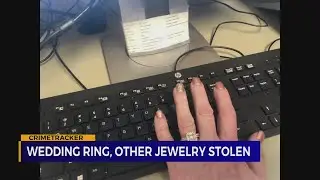 Wedding ring, other jewelry stolen