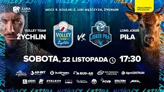 2 Liga. Volley Team Żychlin - LOMS Joker Piła | Mecz 9. kolejki Grupy A.