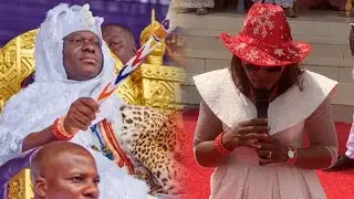 Carol of Gratitude! See How Olori Temitope Showered Praises on Ooni of Ife at Palace Christmas Party
