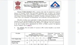 Bureau Of Indian Standards Recruitment 2021 | BIS Recruitment 2021|BIS Recruitment through GATE 2021