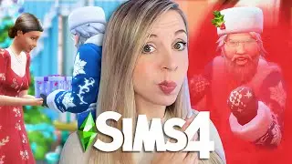 Gentil VS M&eacute;chant avec le P&egrave;re Hiver ! 🎁 - SIMS 4