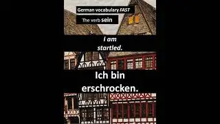 I am / Ich bin erschrocken #germanforbeginners   #germanvocabulary #germanpronunciation
