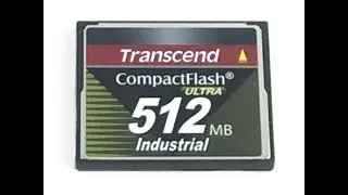 TS512MCF100I Карта памяти 512MB CompactFlash (CF) Industrial (UDMA4) Ultra 100X, Transcend