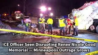 ICE Agents Seen Disrupting Renee Nicole Good Memorial &mdash; Minneapolis Outrage Grows 📱