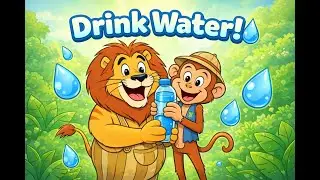 Drink Water, Stay Healthy! 💧 | Kids Cartoon | Leo & Momo