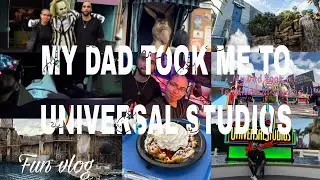 My Dad took me took me to universal studios theme park (MIND BLOWING EXPERIENCE) 