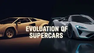 EVOLUTION OF SUPERCARS | From Classic Legends to Futuristic Hypercars (1980–2030)