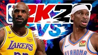 NBA LIVE! Lakers VS Thunder January 28,2025 PS5 NBA2K26