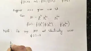 Multiplicative function