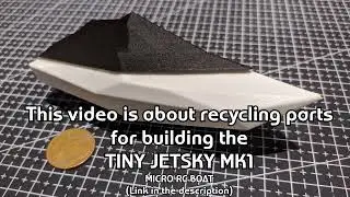 Recycling bushings from 8.5x20mm coreless motors for building the rc TINY JETSKY MK1