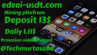 edxai-usdt.com/Mining pltefrom/Deposit 13$/Daliy 1.11$