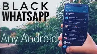 How To Get BLACK WHATSAPP On Any Android Using Substratum | Official WhatsApp | Root