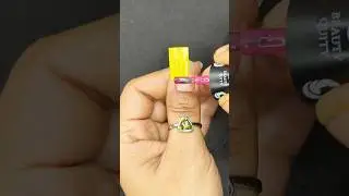 begginers friendly easy nail art design 😍 #nailsart #youtubeshorts #nails #nailart