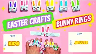 Easter craft ideas for Kids/ Origami Bunny ring/ How to make Paper Ring/ DIY Gift ideas/Paper crafts