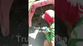 truck tabrak tebing #truck #shorts #trukoleng
