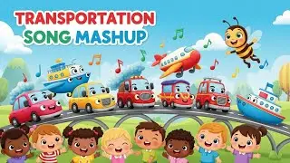 Buzzy Tune&rsquo;s Time &ndash; попурри из песен о транспорте | Веселое обучающее приключение для детей