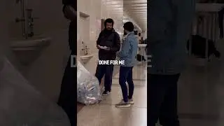 Stranger Helps Homeless Man Get A Job 🥹❤️