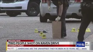 MPD: Two people shot on Raven Drive in Mobile