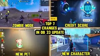 TOP 5 CHANGES AFTER OB 33 UPDATE IN FREE FIRE 😱⚡ || GARENA FREE FIRE OB 33 UPDATE FULL DETAILS ||