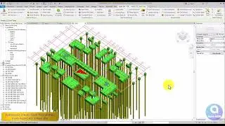 Automatic create Slab Foundation from AutoCAD linked file using ALPHA BIM | Tự động dựng Đ&agrave;i m&oacute;ng