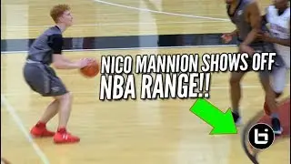 Nico Mannion Shows Off His NBA RANGE! Earl Watson Elite vs The Truth