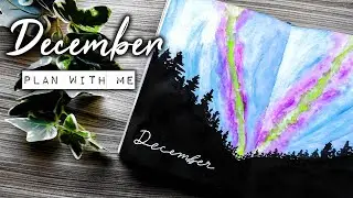 DECEMBER 2021 BULLET JOURNAL SET UP | PLAN WITH ME | 🌲 [Aurora Borealis Theme] 🌲 | Dano's Bujo