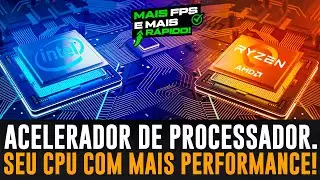 COMO OTIMIZAR O PROCESSADOR PARA MAIS DESEMPENHO NOS JOGOS ! OTIMIZAR O PC E CPU PARA FPS NO JOGO !