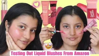I Tried *Viral* Liquid & Cream Blushes | Application & Review