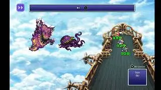 Final Fantasy VI Pixel Remaster - Floating Continent - Ultros / Typhon / Air Force boss battles