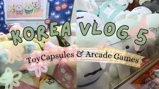 KOREA VLOG 5: Korean Arcade Games | Hongdae | Toy Capsules | Living in Korea | Travel | Uni Vlog