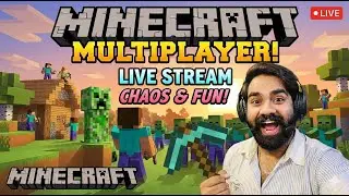 Surviving Minecraft with Friends 😈 | Survival Multiplayer LIVE| ISHANT ARORA