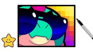 Как нарисовать значок Buzz 👓 | Brawl Stars | Новичок | Начинающий