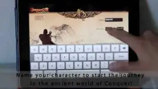 Play Conquer Online on iPad - A Quick Start Video (Best F2P RPG MMO in App Store)