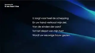 OPW521   Ik ren naar U toe