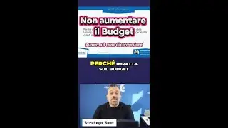 Tasso di Conversione Come Impatta sul Tuo Budget #shorts