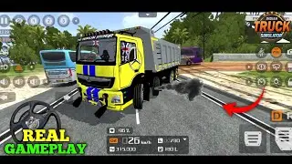 🔥Indian Cargo Truck Driving l Heavy Material Transport Offroad Hill Side l Amitbeing Gaming