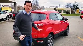 How to open the trunk on the 2020 Ford EcoSport Titanium