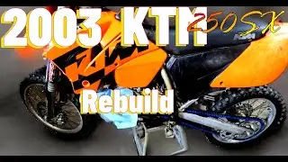2003 KTM 250sx Rebuild - Part 1: Repairing the Crank Case