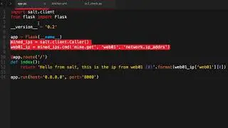 Learning SaltStack - refactor mine for local testing (1 of 3)