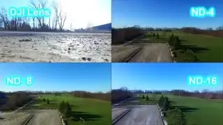 DJI Phantom 3 Polar Pro ND filter comparison. ND-4, ND-8, ND-16, Polarized