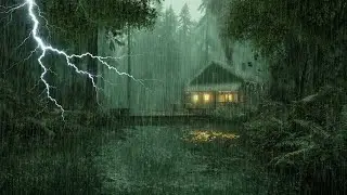 HEAVY RAIN AND THUNDER SOUNDS - DEEP SLEEP | Thunderstorm for Sleeping - Rain Sound Comfort #2