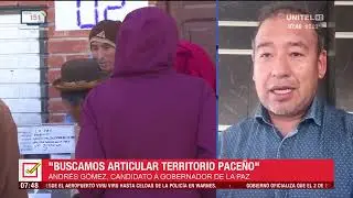 “La empresa privada genera empleo formal”, apunta Andrés Gómez, candidato a la Gobernación de La Paz