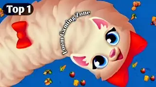 Worms Zone io Best snake Gameplay | Saamp wala game | Snake Game | snake io | Rắn Săn Mồi game #004