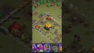 Justice for the base | Attacking with wall breakers | Clash of clans #clashofclans #shorts