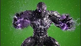 Intense Alien Green Screen Attack: Sci-Fi VFX Asset for Filmmakers Free