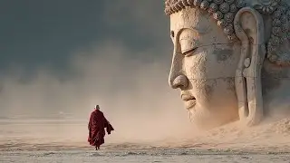 Healing Tibetan Flute Winter Sounds - Peaceful Sleep & Stress Relief Music