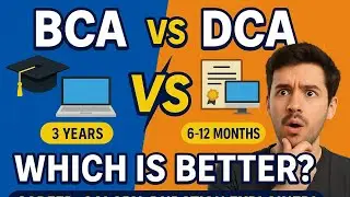 BCA vs DCA ? which one is better BCA or DCA? DCA Kya Hai? BCA Kya Hai?Kaun sa Shi hai BCA ya DCA?BCA
